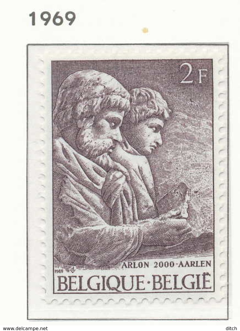 D - [150647]SUP//**/Mnh-[1486] Belgique 1969, Bimillénaire De La Ville D'Arlon, Archéologie, Sculpture, SNC - Archéologie