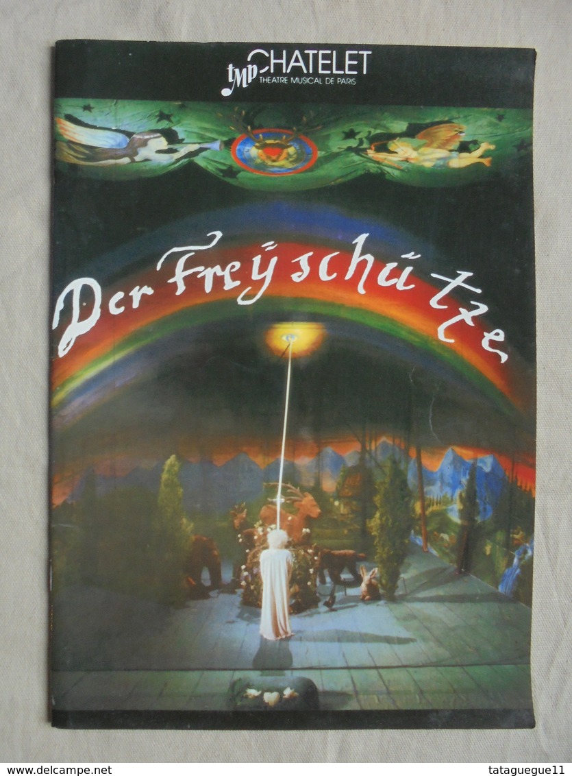 Ancien - Fascicule - Opéra Allemand Der Freischûtz TMP Châtelet - 1988 - Programma's