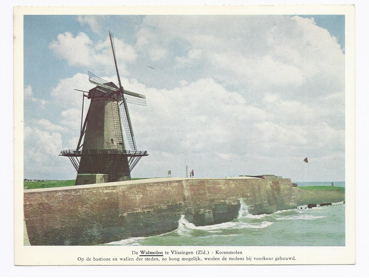 MOLEN MOULIN WINDMILL DE WALMOLEN VLISSINGEN KORENMOLEN PUB. PHILIPS 1963 - Windmühlen