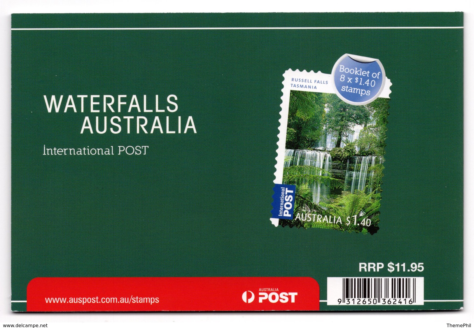 Australia Australie 2008 Prestige Booklet Landscape Waterfalls Geologie Russell Falls Tasmania Landschaft Paysage - Other & Unclassified
