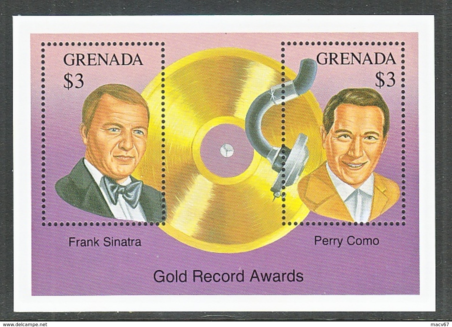 GRENADA  2157 A   **    MUSIC  GOLD  RECORD  AWARDS - Musica
