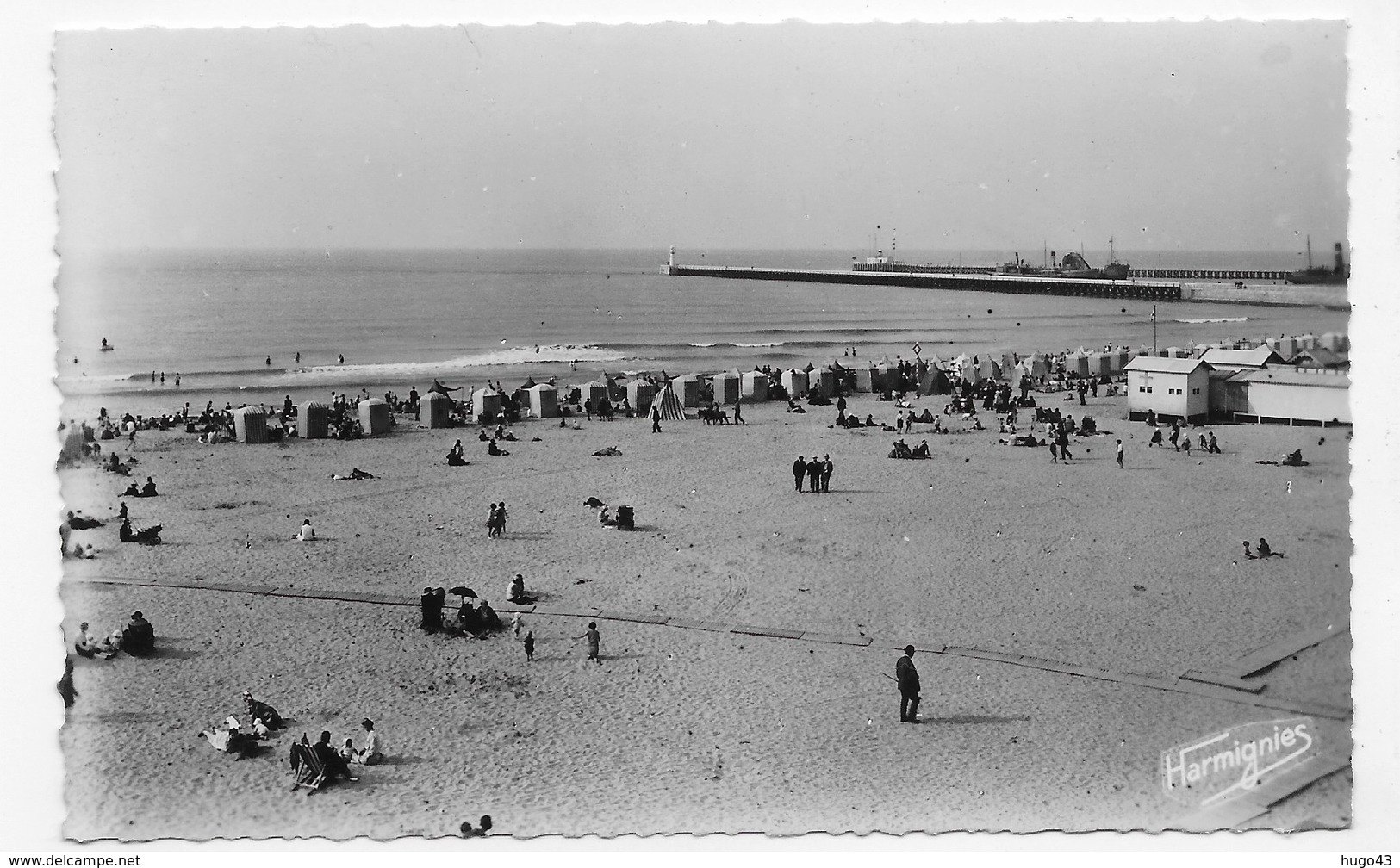 CALAIS - N° 61 - VUE GENERALE DE LA PLAGE - FORMAT CPA NON VOYAGEE - Calais