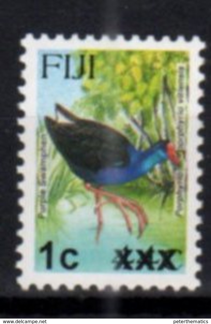 FIJI, MNH, BIRDS, OVERPRINTS, 1c ON 44c - Other & Unclassified
