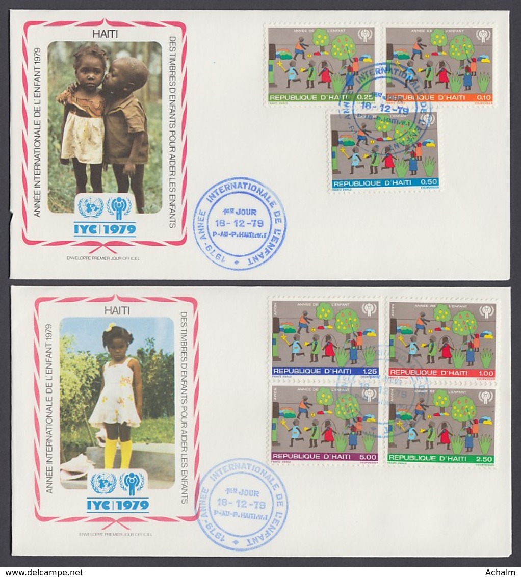 IYC FDC 1979 / Haiti - MiNr. 1345-1354 / International Year Of The Child - Sonstige & Ohne Zuordnung