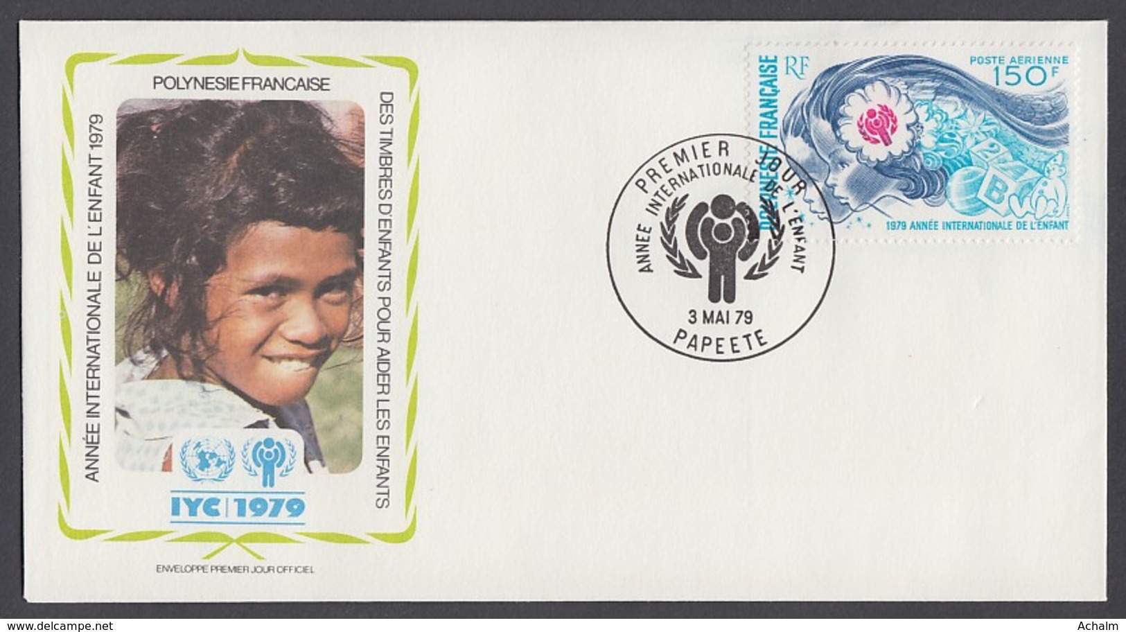 IYC FDC 1979 / French Polynesia - MiNr. 284 / International Year Of The Child - Sonstige & Ohne Zuordnung