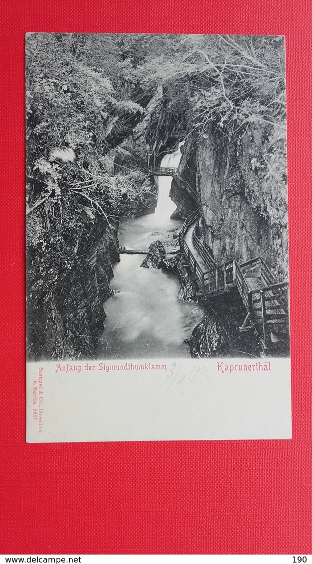 Stengel&Co.2887.Sigmundthumklamm(Sigmund-Thun-Klamm).Kaprunerthal - Kaprun
