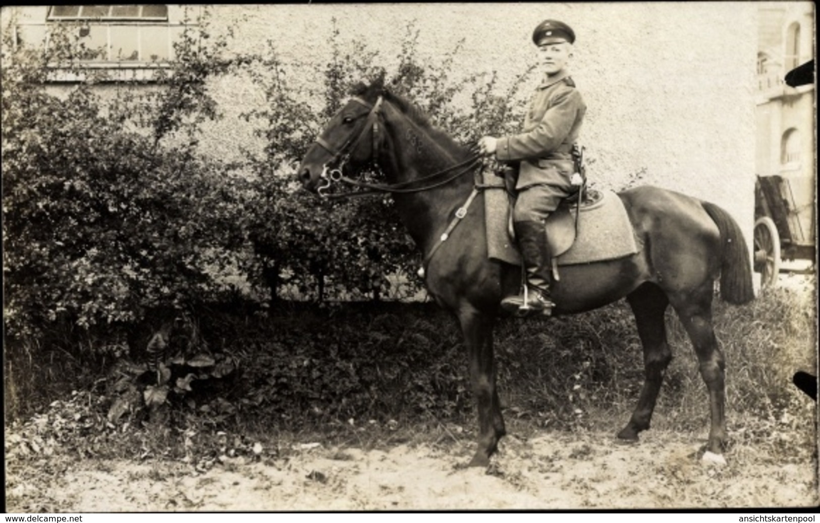 Photo Cp Deutscher Soldat Zu Pferd, Res. Inf. Reg. 101 Ers. Abt. II. Zittau - Sonstige & Ohne Zuordnung