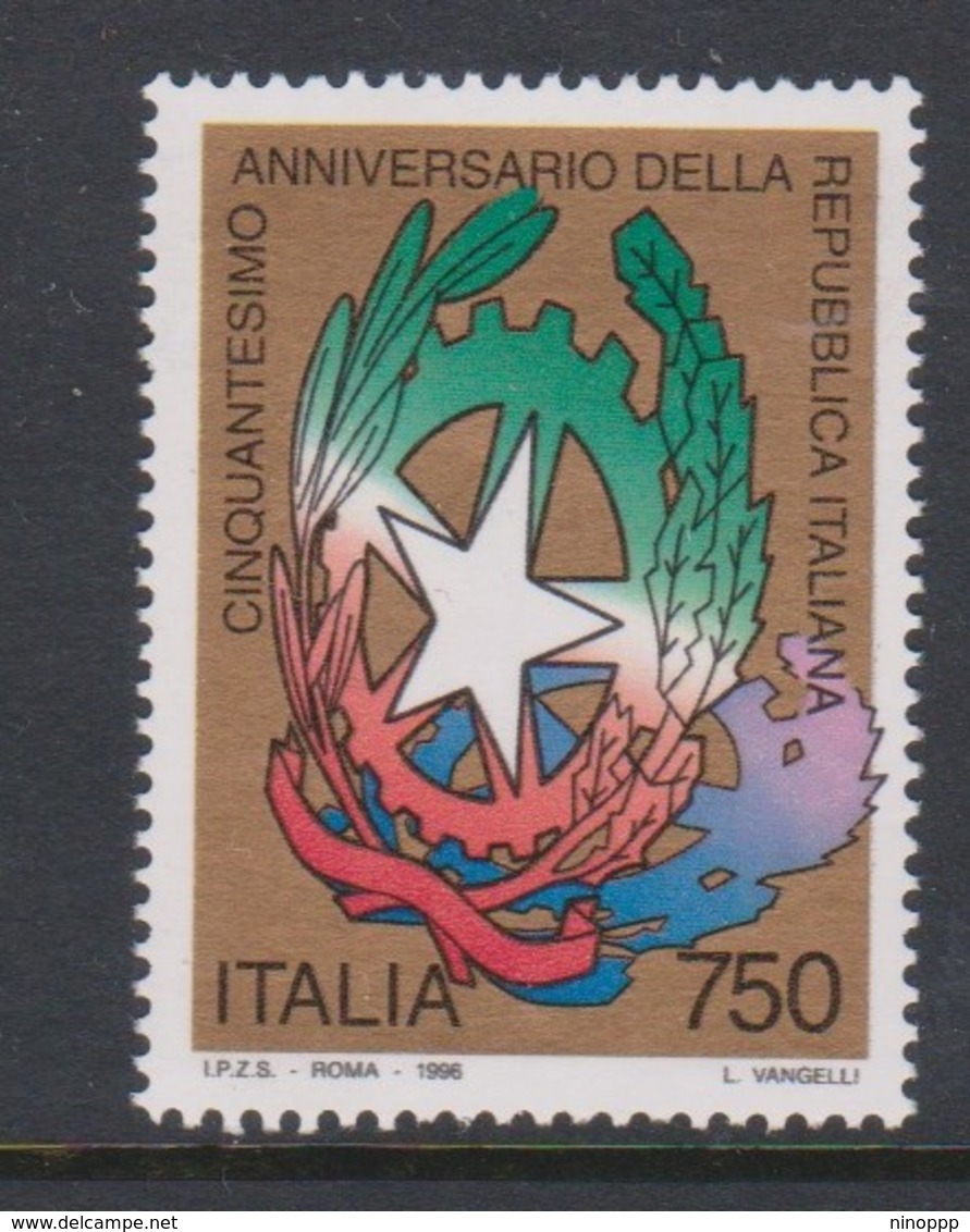 Italy Republic S 2222 1996 Italian Republic 50th Anniversary,mint Never  Hinged - 1991-00: Mint/hinged