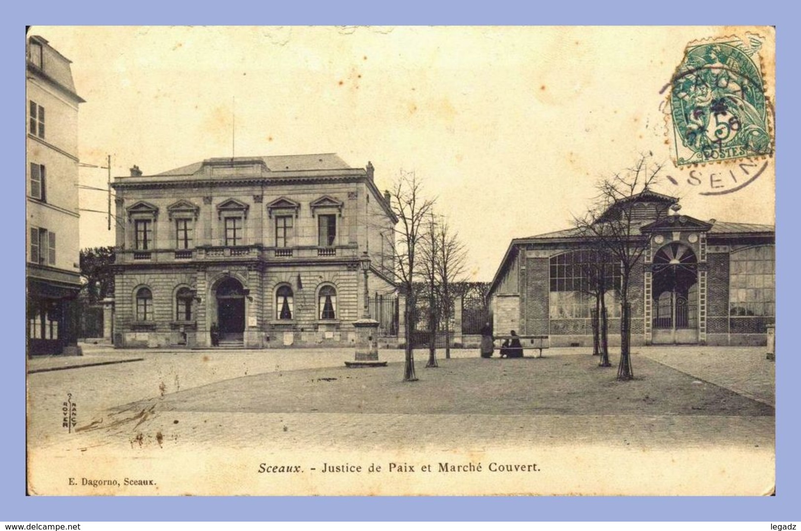 CPA - Sceaux (92) - Justice De Paix Et Marché Couvert - Sceaux