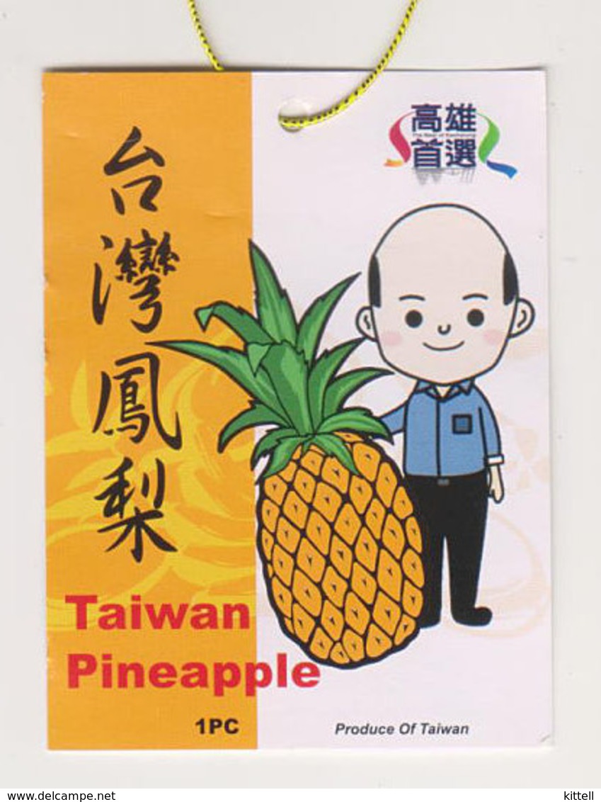 Fruit Label Pineapple Taiwan - Fruits Et Légumes