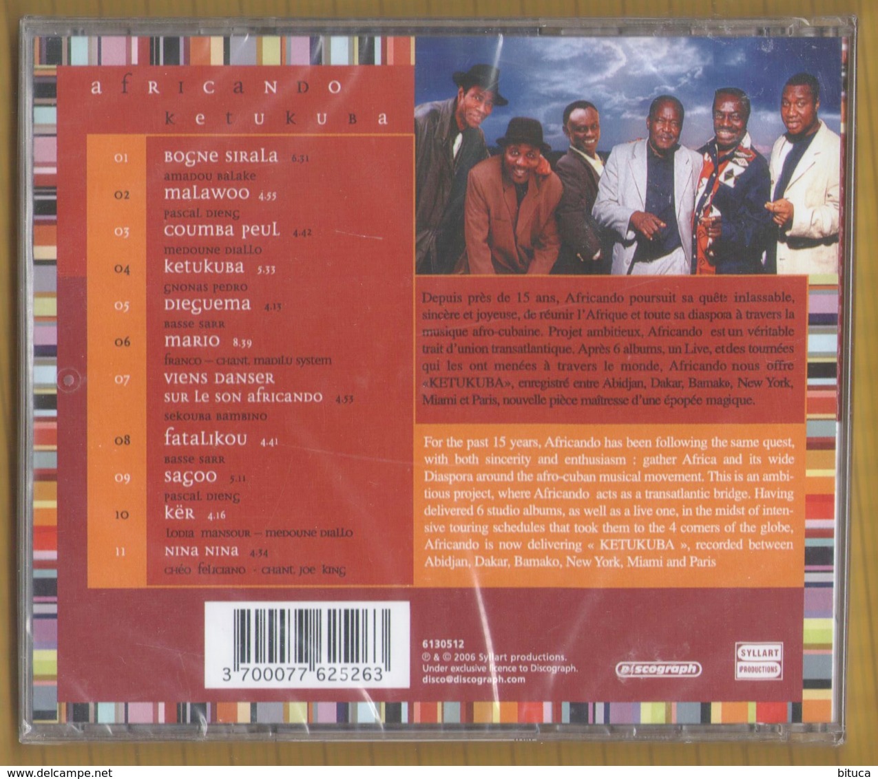 CD 11 TITRES AFRICANDO KETUKUBA NEUF SOUS BLISTER & RARE - World Music