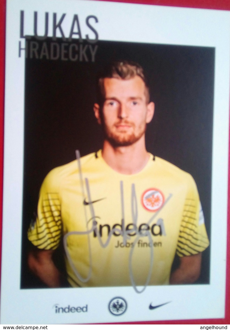 Indeed Lukas Hradecky - Autographes