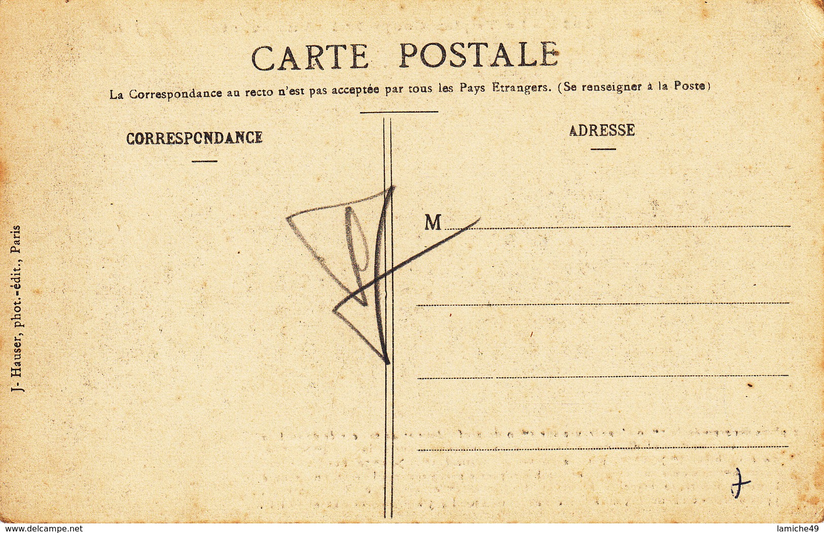 Le Triplan Goupy N° 1 – Vue Avant ( Avion ) Circulée Timbrée 1908 - Aviateurs