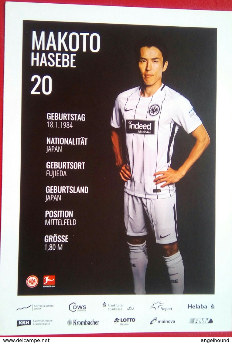 Indeed  Makoto Hasebe - Autógrafos