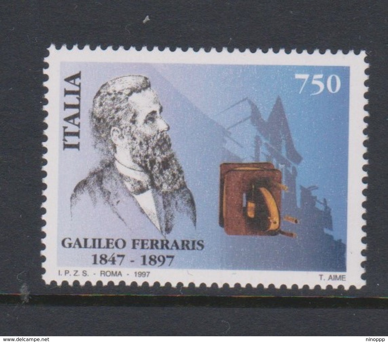 Italy Republic S 2261 1997 Galileo Ferraris Death Centenary ,mint Never  Hinged - 1991-00: Mint/hinged