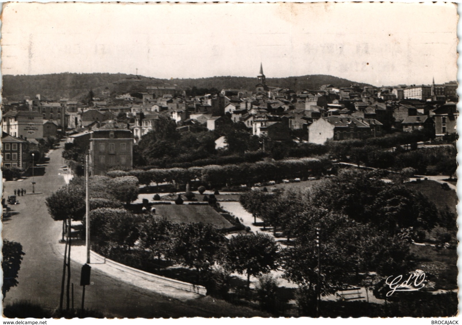 CPSM GRAND FORMAT 63 CHATEL GUYON VUE GENERALE DE LA VILLE EN SON COTE EST - Châtel-Guyon