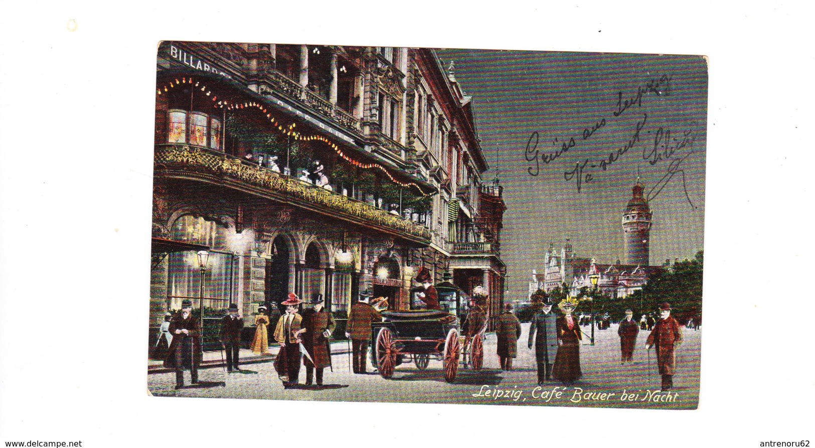 POSTCARD-GERMANY-LEIPZIG-CAFE-RESTAURANT-SEE-SCAN - Leipzig