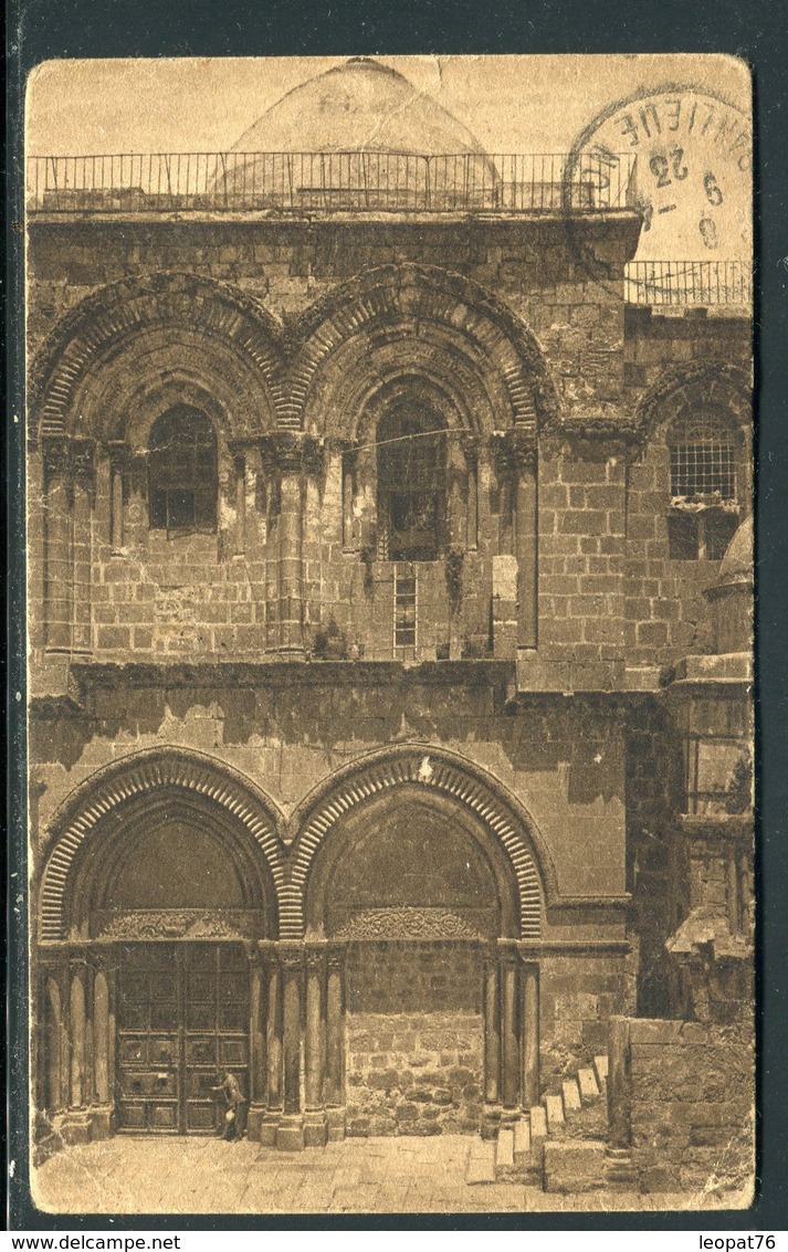 Palestine - Affranchissement De Jérusalem Sur Carte Postale Pour La France En 1923 -  Réf J149 - Palestina