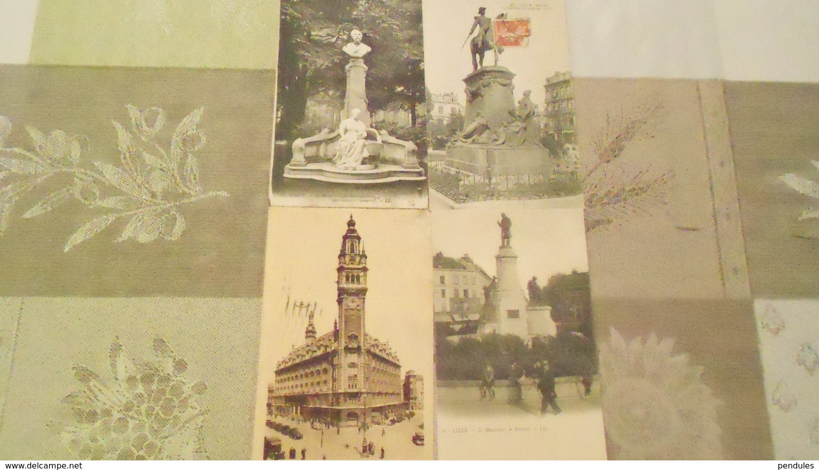 59	CARTES  DE	LOT DE 16 CARTES DE LILLE 	N° DE CASIER 	10 - 5 - 99 Postcards