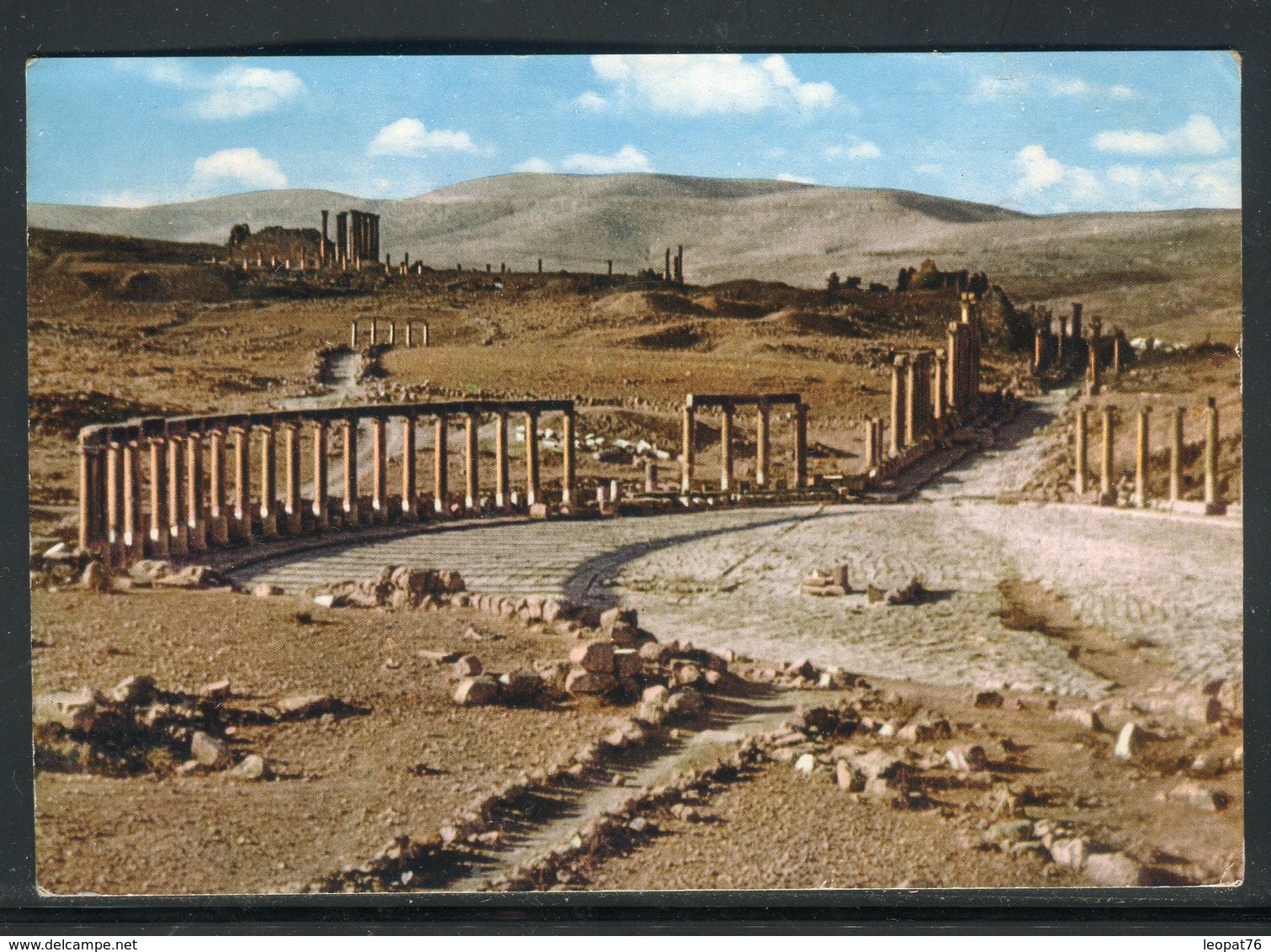 Jordanie - Affranchissement Plaisant De Jérusalem Sur Carte Postale Pour La France -  Réf J156 - Jordanië