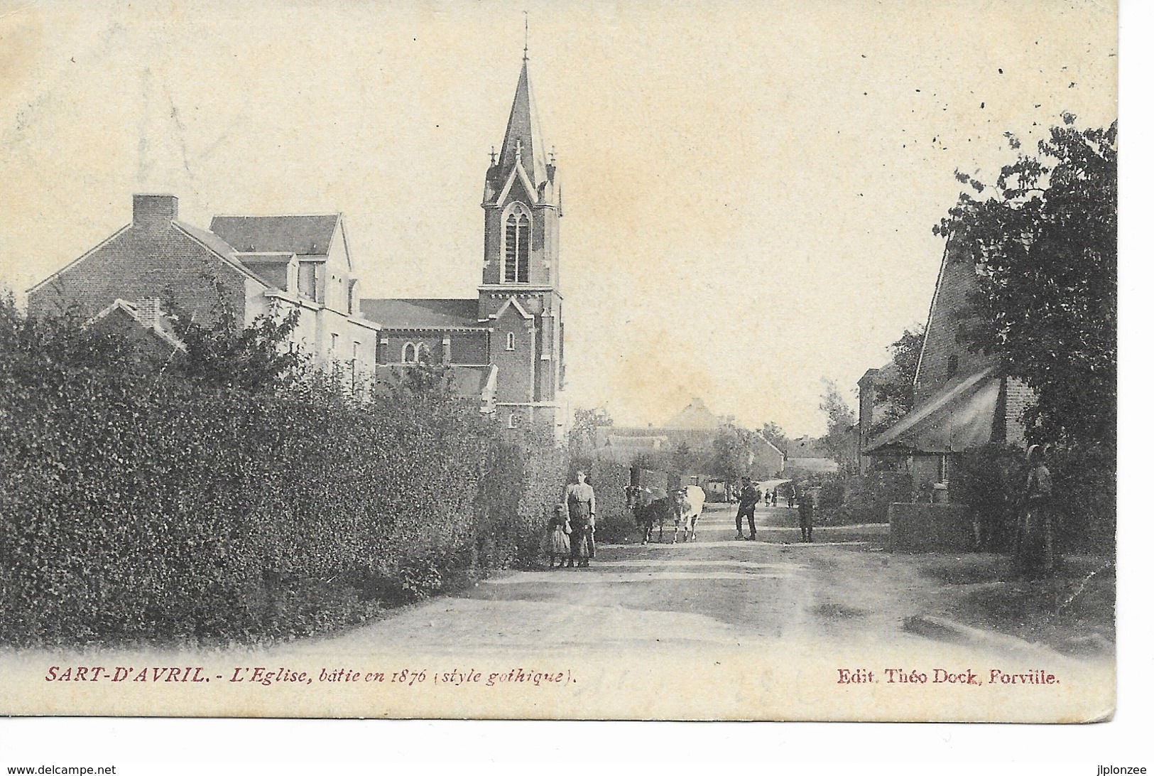 SART-D'AVRIL  L' église, Bâtie En 1870 Style Gothique. - Eghezée