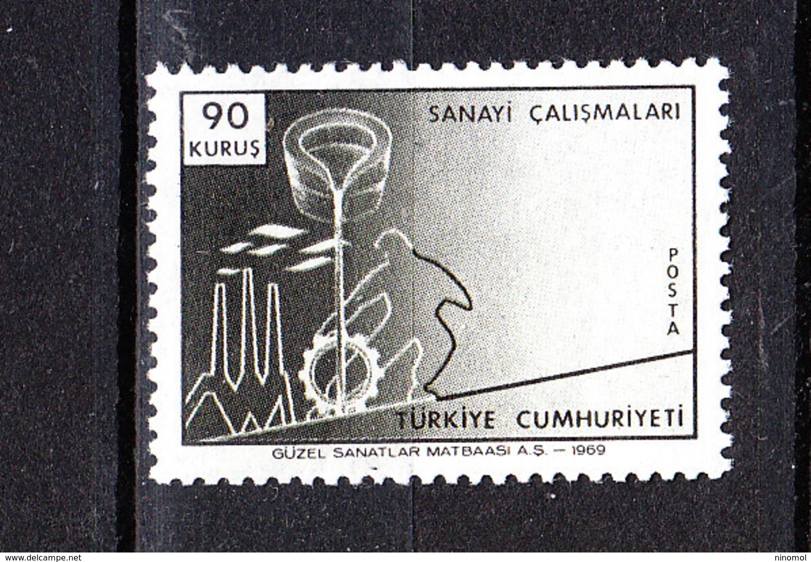 Turchia  -  1969.  Sviluppo Dell' Industria. Industry Development. MNH - Fabbriche E Imprese