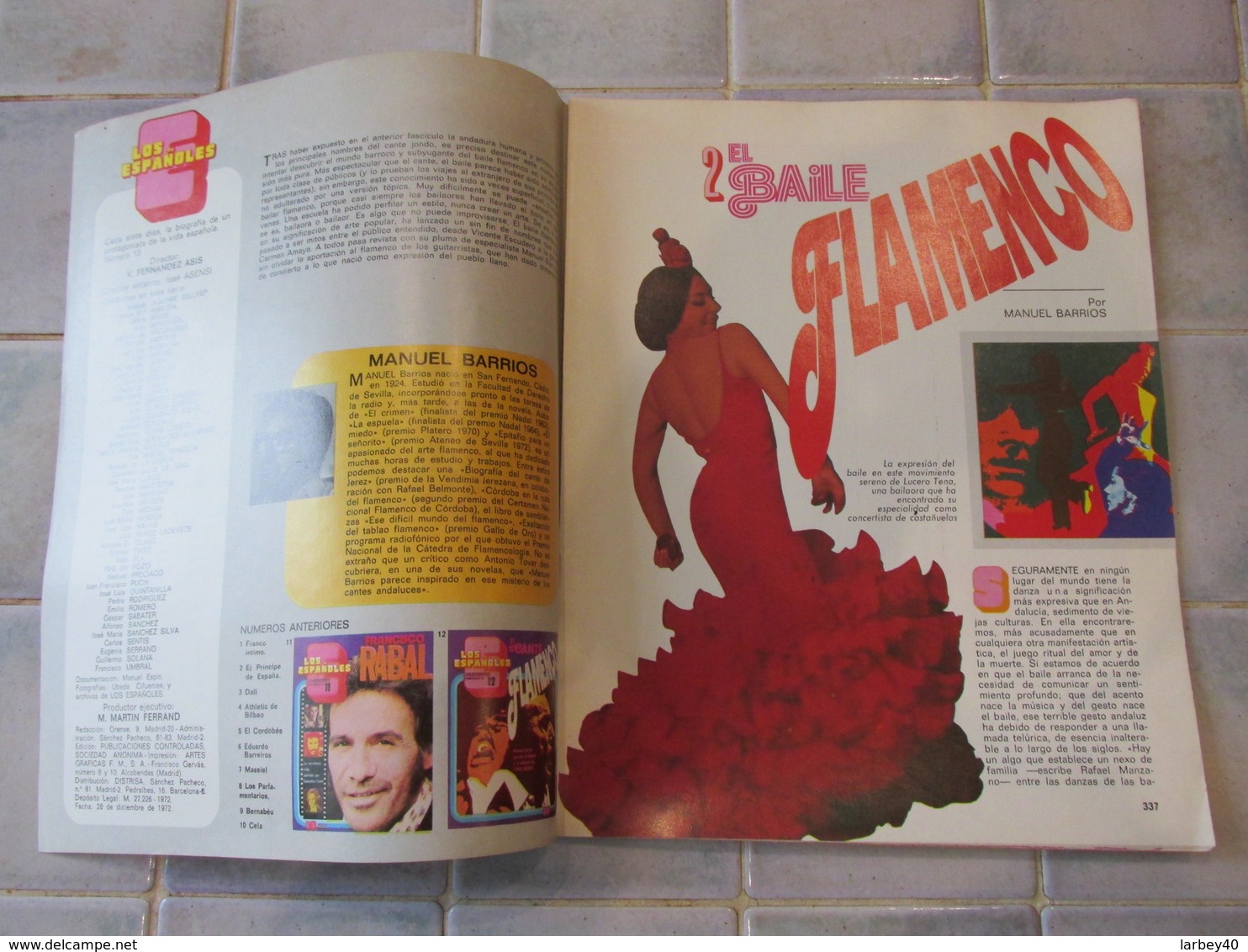 Los Espanoles N° 13 El Baile Flamenco - Culture