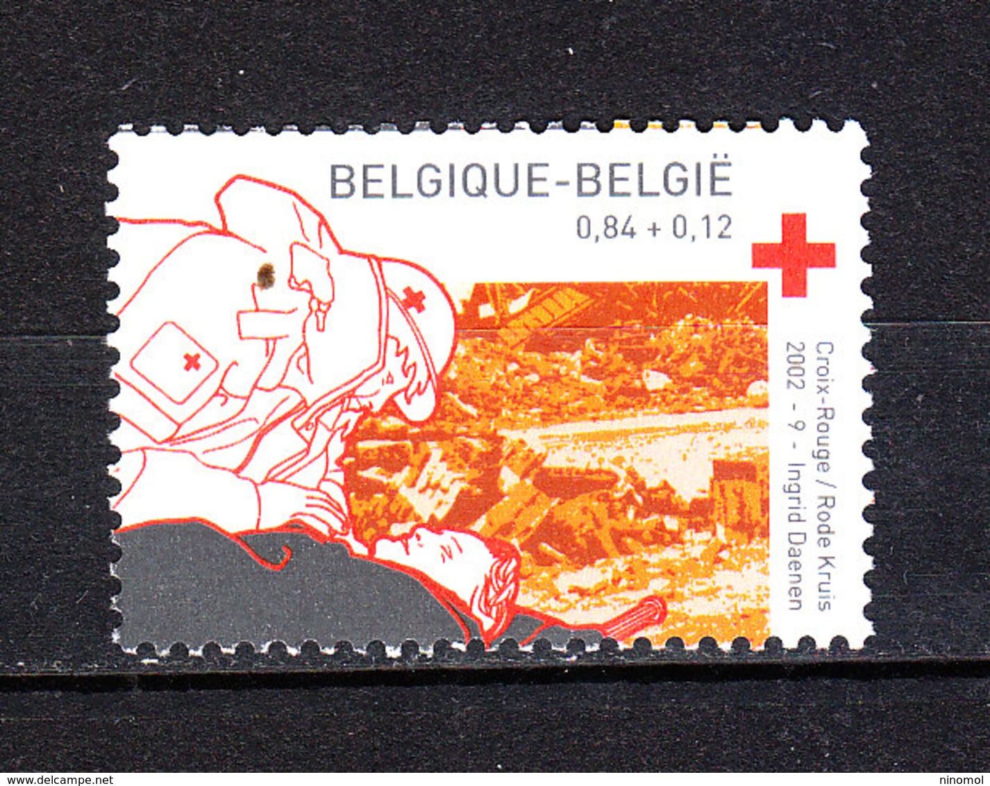 Belgio  -  2002. Quadro: Per La Croce Rossa. Framework: For The Red Cross. MNH - Croce Rossa