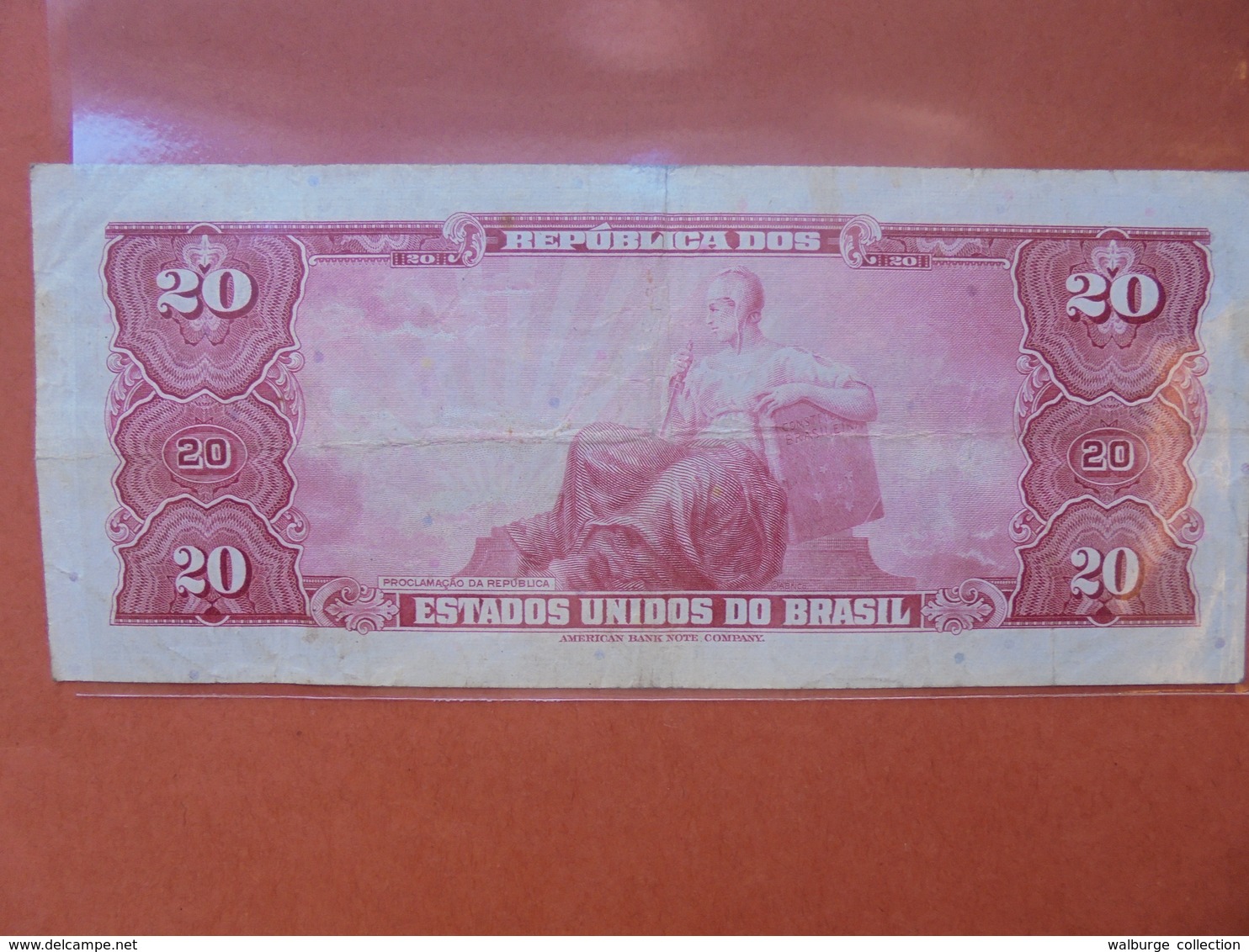 BRESIL 20 CRUZEIROS 1961-63 CIRCULER - Brasil