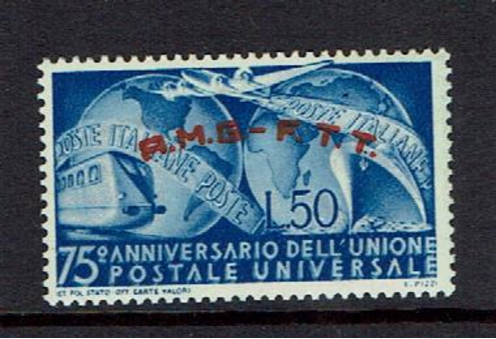 ITALY....Trieste..1949...mh - Mint/hinged