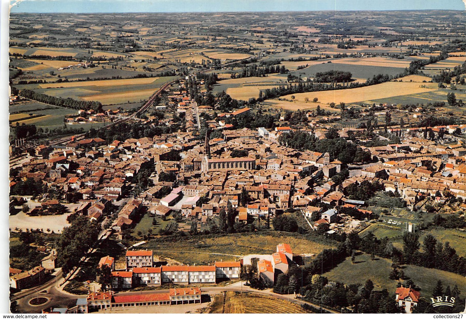 82-CAUSSADE- VUE DU CIEL - Caussade