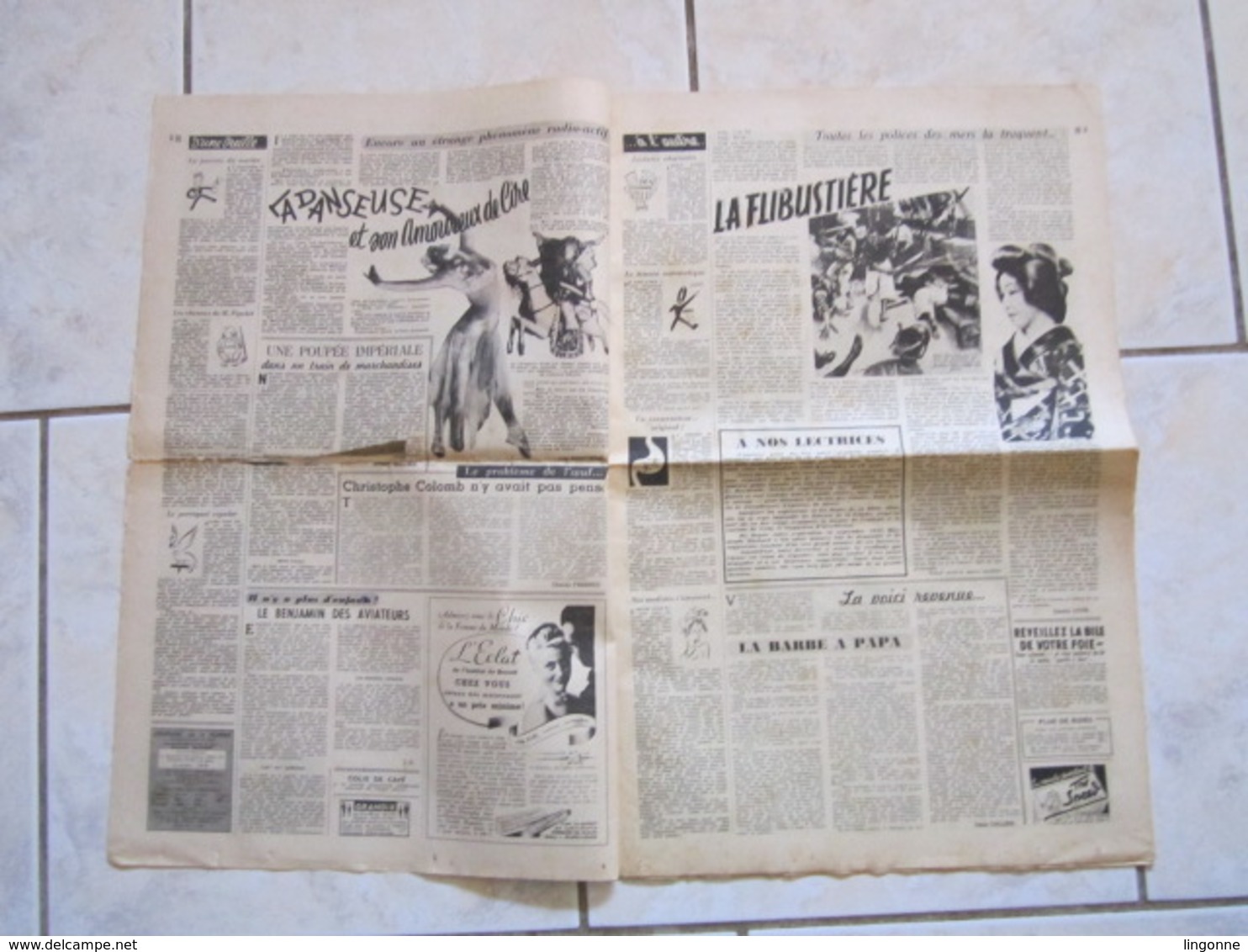 RARE LE JOURNAL De La FEMME Hebdomadaire Interdit Sous L'Occupation Directrice : Raymonde MACHARD  23 FEVRIER 1949 - Autres & Non Classés