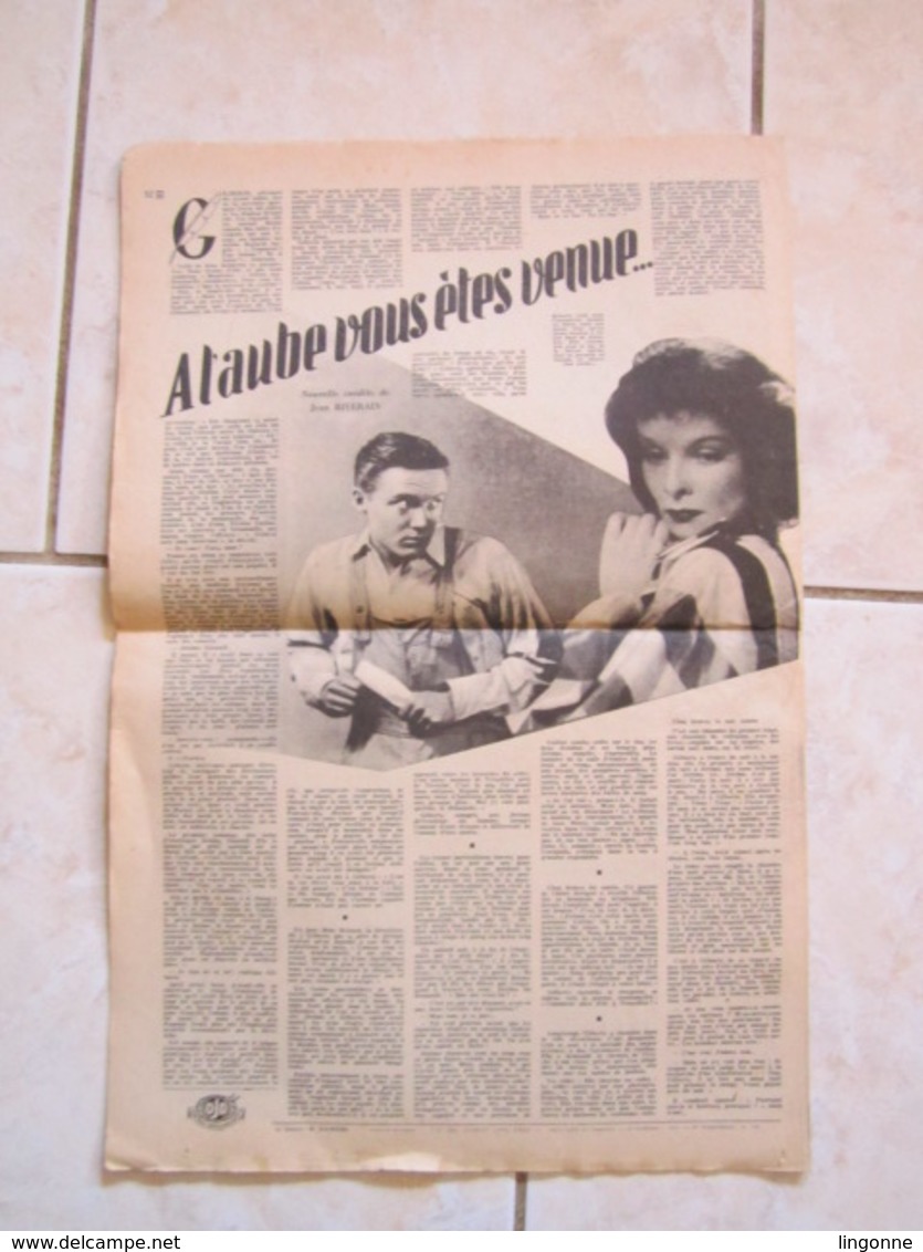 RARE LE JOURNAL de la FEMME Hebdomadaire interdit sous l'Occupation Directrice : Raymonde MACHARD  12 JANVIER 1949