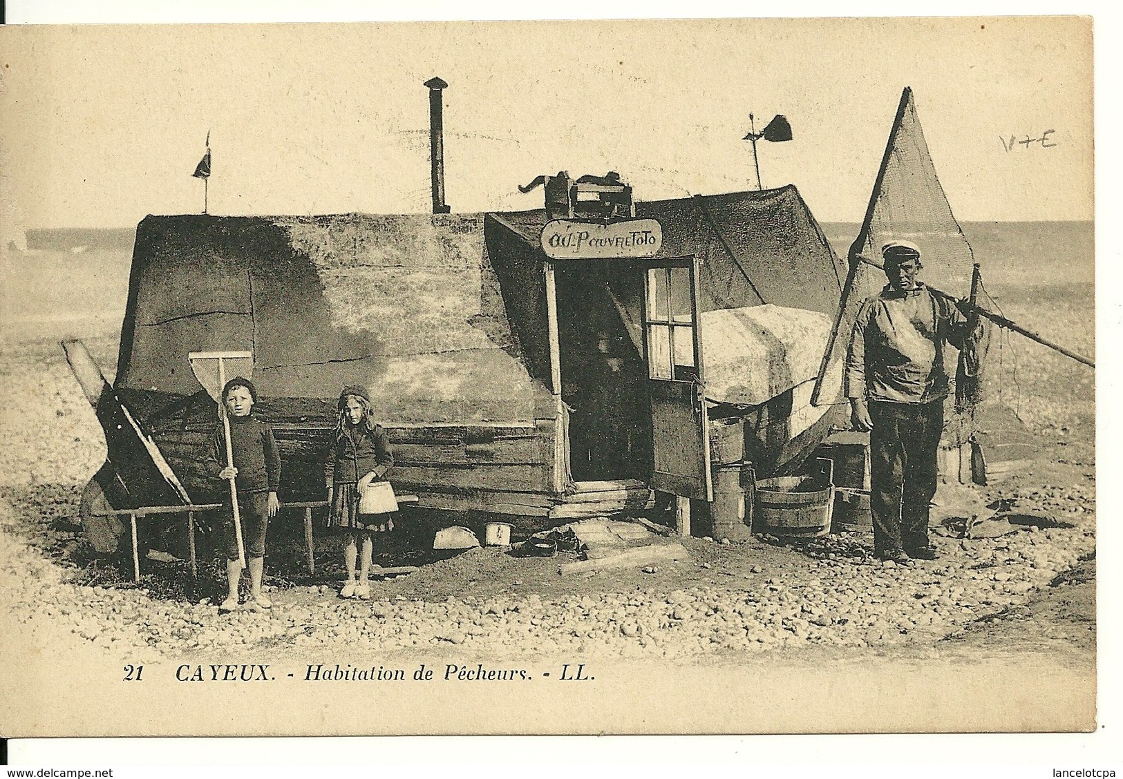 80 - CAYEUX / HABITATION DE PECHEURS - Cayeux Sur Mer