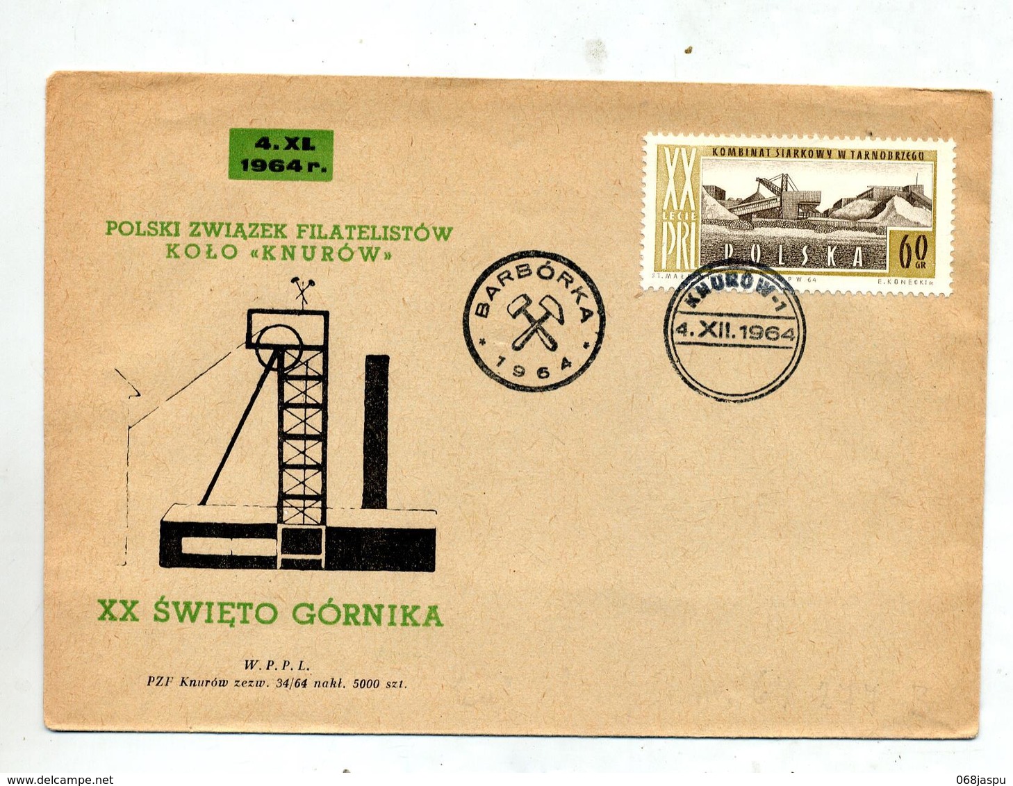 Lettre Cachet Knurow Mine - Machines à Affranchir (EMA)