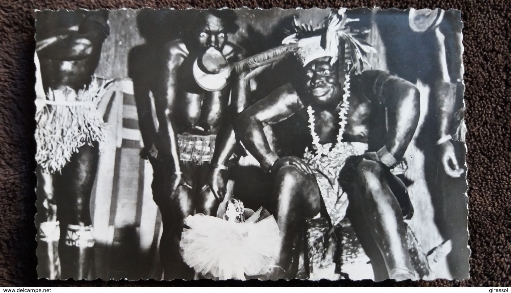 CPSM L AFRIQUE ED DU MUSEE GREVIN VISIONS CARICATURALE DANSE ? RITE ? - Ohne Zuordnung