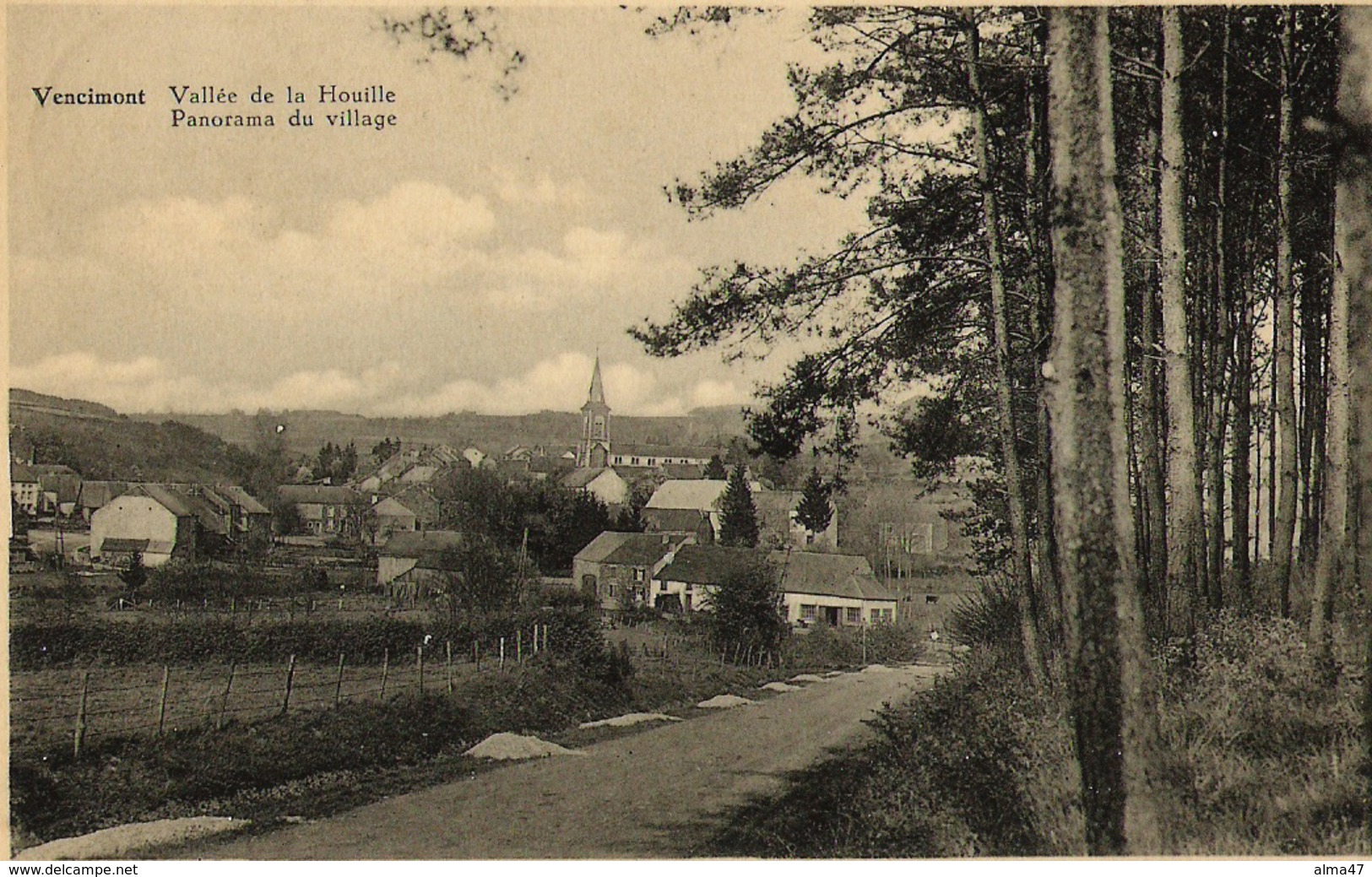 Vencimont - Panorama Village - Circulé 1953 - Arduenna Pour Maison Georges Constant - Gedinne