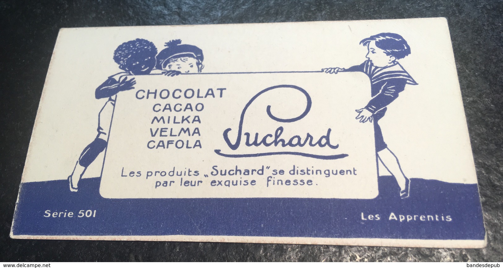 Chromo Image Chocolat Suchard Métier Apprentissage Apprentis Bijoutier Bijoux - Suchard