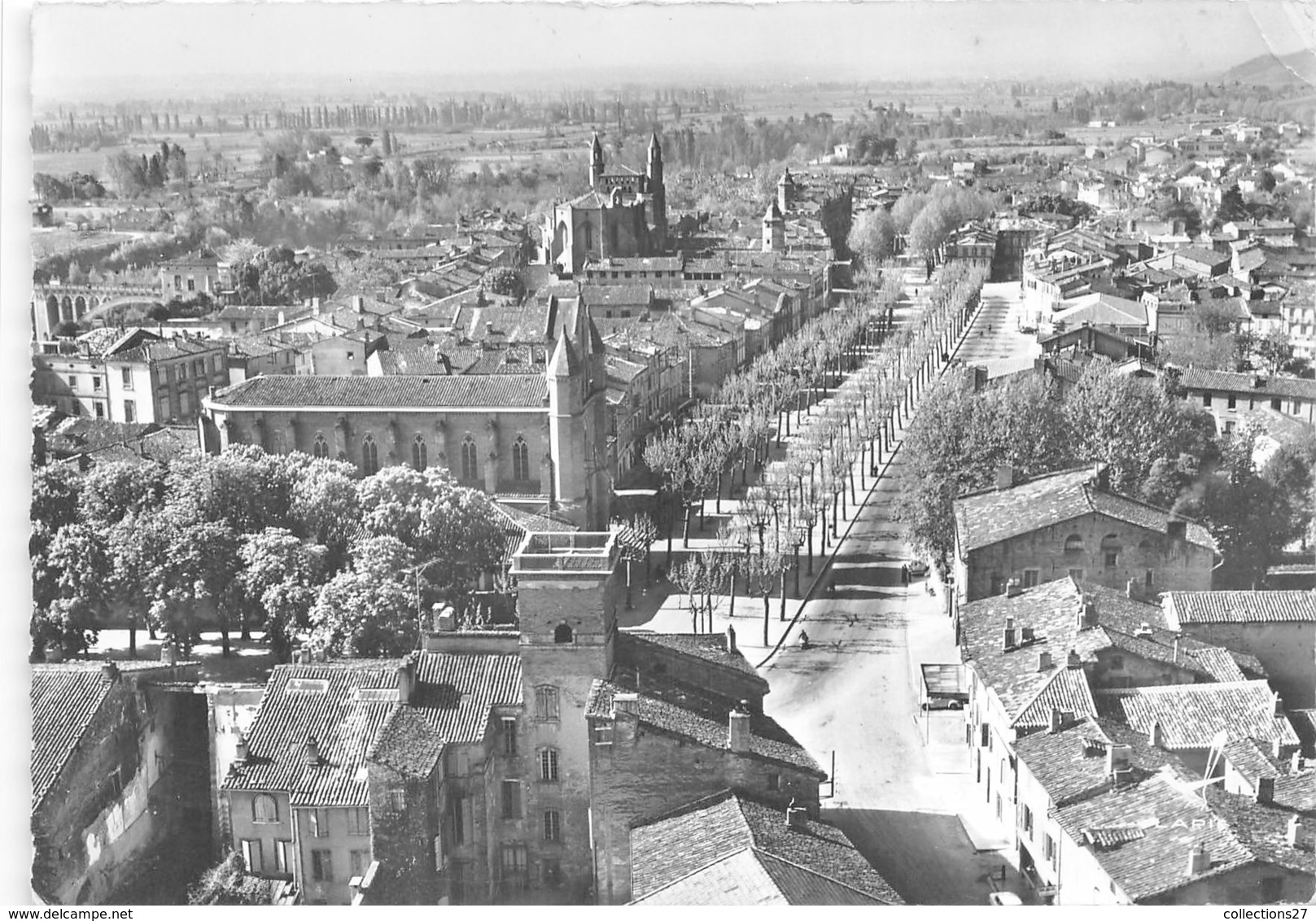 81-RABASTENS- PROMENADES DES LICES VUE DU CIEL - Rabastens