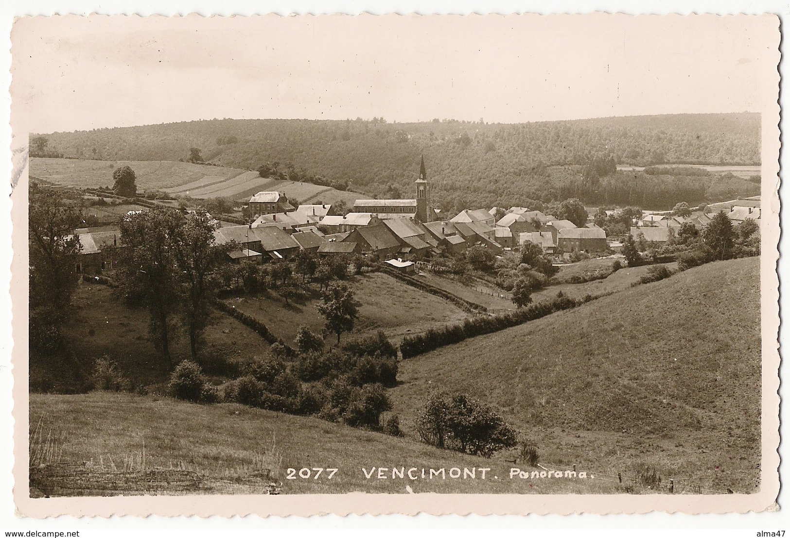 Vencimont - Panorama - Mosa 2077- Circulé - Gedinne