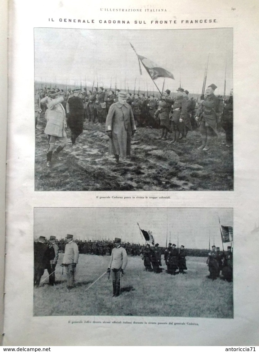 L'illustrazione Italiana 16 Aprile 1916 WW1 Trentino Destree Aumento Dei Prezzi - Guerre 1914-18