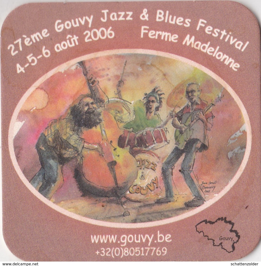 Jazz En Blues Festival 2006 Gouvy - Bierviltjes