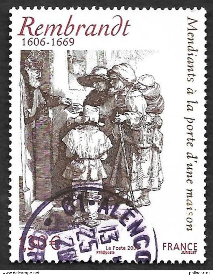 FRANCE  2006-  Y&T  3984 -  Rembrandt   - Cachet - Oblitérés