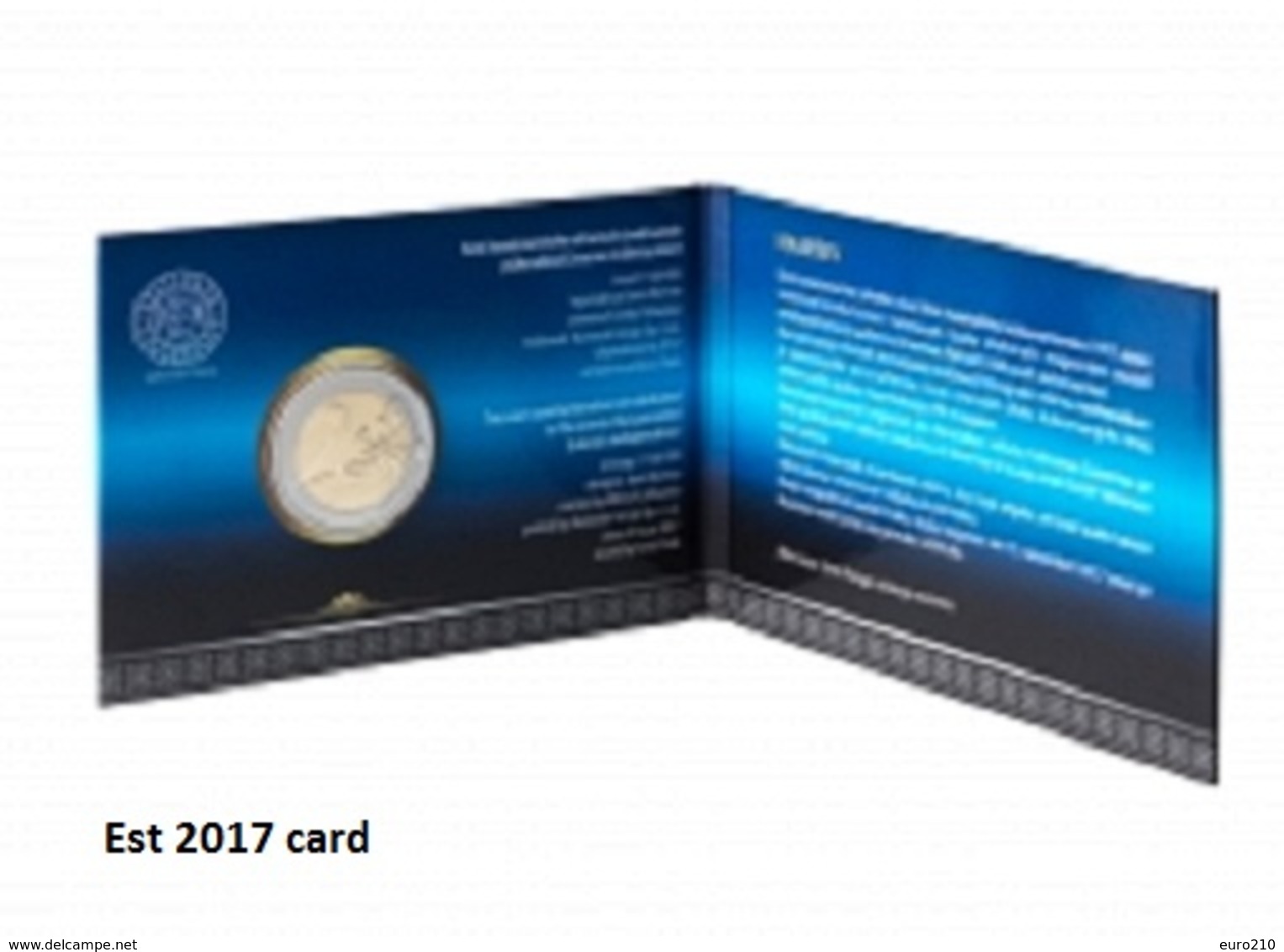 ESTLAND 2 Euro 2017 - Unabhängigkeit Estlands - Coincard - Estland