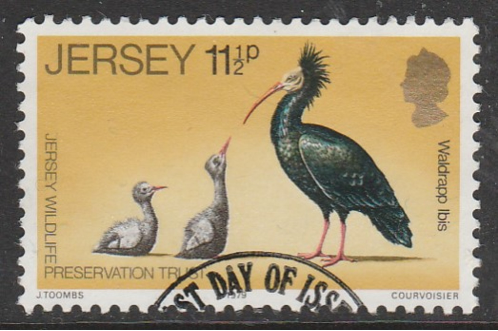 Jersey 1979 Animal Protection 11½ P Multicolored SW 203 O Used - Jersey