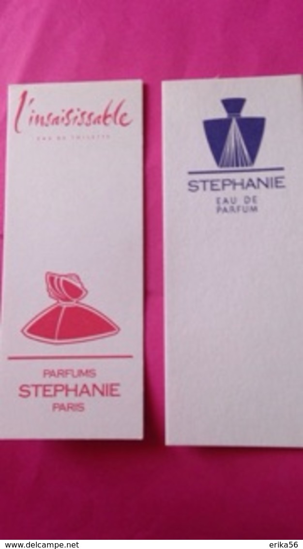 STEPHANIE  PARFUMS  2 Cartes - Modernes (à Partir De 1961)