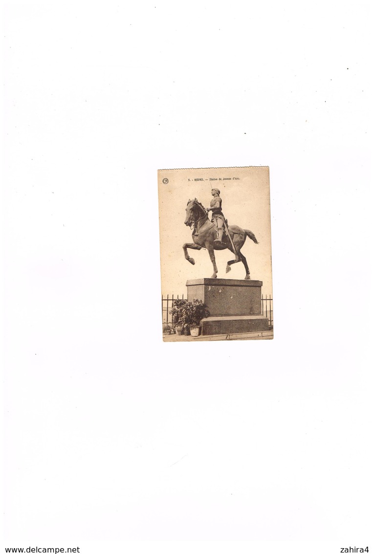 OR  5 - Reims Statue De Jeanne D'Arc  - 3092 - Reims  Statue De Drouet D'Erlon  L. V. & ? - Monuments