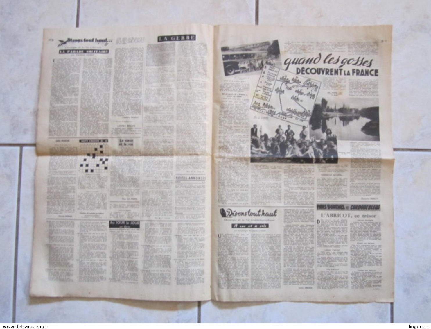 RARE LE JOURNAL de la FEMME Hebdomadaire interdit sous l'Occupation Directrice : Raymonde MACHARD 21 JUILLET 1948