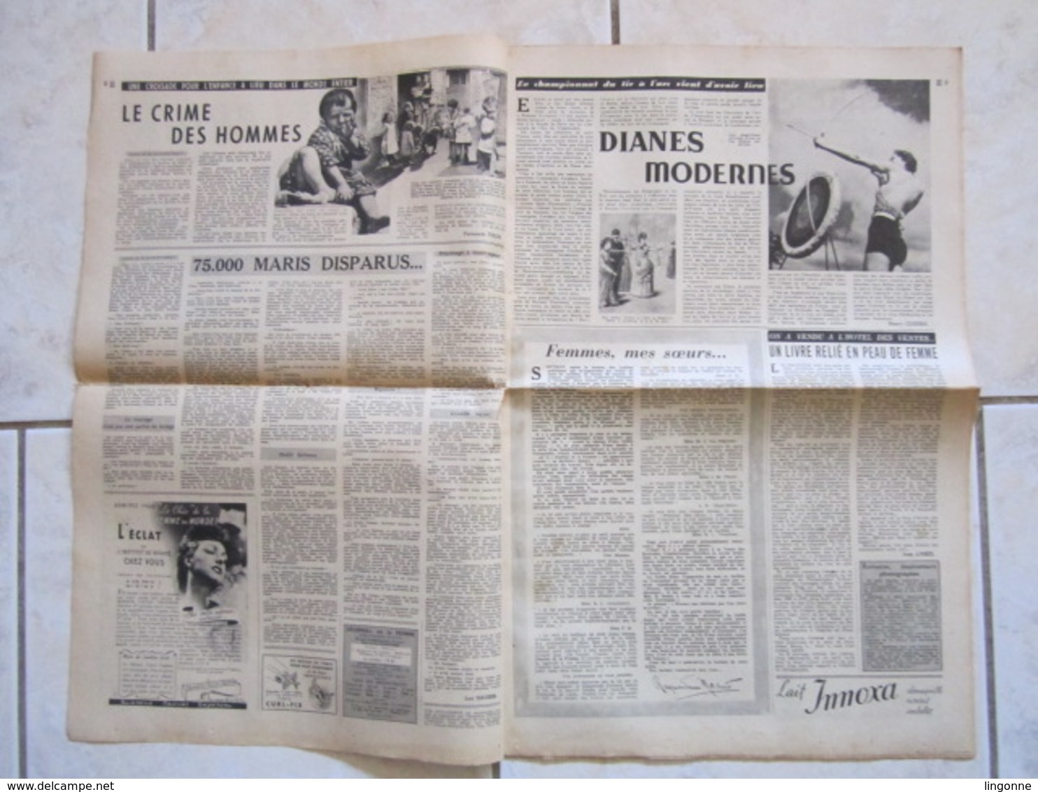 RARE LE JOURNAL De La FEMME Hebdomadaire Interdit Sous L'Occupation Directrice : Raymonde MACHARD 16 JUIN 1948 - Autres & Non Classés