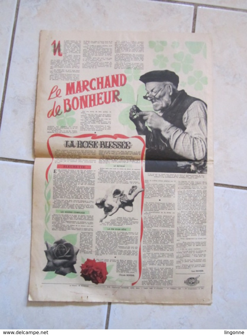 RARE LE JOURNAL de la FEMME Hebdomadaire interdit sous l'Occupation Directrice : Raymonde MACHARD 9 JUIN 1948